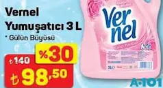 VERNEL YUMUŞATICI GÜLÜN BÜYÜSÜ 3 L